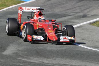 World © Octane Photographic Ltd. Scuderia Ferrari SF15-T – Kimi Raikkonen. Wednesday 4th February 2015, Formula 1 Winter testing, Jerez de la Frontera, Spain. Digital Ref: 1184CB1D3850