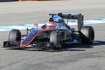 World © Octane Photographic Ltd. McLaren Honda MP4/30 - Jenson Button. Wednesday 4th February 2015, Formula 1 Winter testing, Jerez de la Frontera, Spain. Digital Ref: 1184CB1D3950
