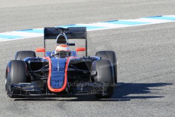 World © Octane Photographic Ltd. McLaren Honda MP4/30 - Jenson Button. Wednesday 4th February 2015, Formula 1 Winter testing, Jerez de la Frontera, Spain. Digital Ref: 1184CB1D3954