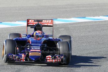 World © Octane Photographic Ltd. Scuderia Toro Rosso STR10 – Max Verstappen. Wednesday 4th February 2015, Formula 1 Winter testing, Jerez de la Frontera, Spain. Digital Ref: 1184CB1D3971