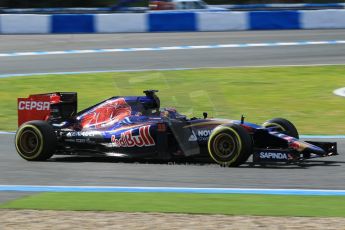 World © Octane Photographic Ltd. Scuderia Toro Rosso STR10 – Max Verstappen. Wednesday 4th February 2015, Formula 1 Winter testing, Jerez de la Frontera, Spain. Digital Ref: 1184CB1D4001