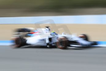 World © Octane Photographic Ltd. Williams Martini Racing FW37 – Felipe Massa. Wednesday 4th February 2015, Formula 1 Winter testing, Jerez de la Frontera, Spain. Digital Ref: 1184CB1D4127
