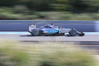 World © Octane Photographic Ltd. Mercedes AMG Petronas F1 W06 Hybrid – Lewis Hamilton. Wednesday 4th February 2015, Formula 1 Winter testing, Jerez de la Frontera, Spain. Digital Ref : 1184CB1D4193