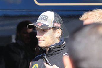 World © Octane Photographic Ltd. Lotus F1 Team E23 Hybrid – Romain Grosjean. Wednesday 4th February 2015, Formula 1 Winter testing, Jerez de la Frontera, Spain. Digital Ref: 1184CB1D4245