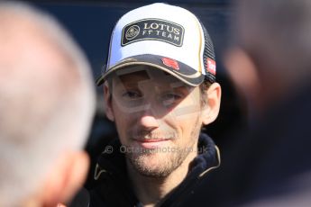 World © Octane Photographic Ltd. Lotus F1 Team E23 Hybrid – Romain Grosjean. Wednesday 4th February 2015, Formula 1 Winter testing, Jerez de la Frontera, Spain. Digital Ref: 1184CB1D4252