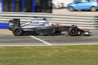 World © Octane Photographic Ltd. McLaren Honda MP4/30 - Jenson Button. Wednesday 4th February 2015, Formula 1 Winter testing, Jerez de la Frontera, Spain. Digital Ref: 1184CB7D0069