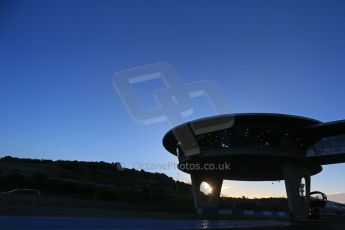 World © Octane Photographic Ltd. Sunrise at the Jerez circuit. Wednesday 4th February 2015, Formula 1 Winter testing, Jerez de la Frontera, Spain. Digital Ref : 1184LB1D3746