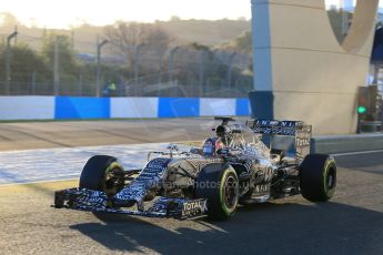 World © Octane Photographic Ltd. Infiniti Red Bull Racing RB11 – Daniil Kvyat. Wednesday 4th February 2015, Formula 1 Winter testing, Jerez de la Frontera, Spain. Digital Ref : 1184LB1D3827