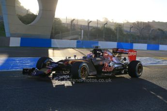 World © Octane Photographic Ltd. Scuderia Toro Rosso STR10 – Max Verstappen. Wednesday 4th February 2015, Formula 1 Winter testing, Jerez de la Frontera, Spain. Digital Ref: 1184LB1D3863