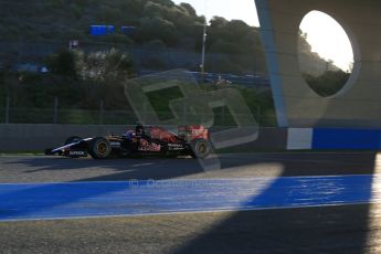 World © Octane Photographic Ltd. Scuderia Toro Rosso STR10 – Max Verstappen. Wednesday 4th February 2015, Formula 1 Winter testing, Jerez de la Frontera, Spain. Digital Ref: 1184LB1D3878