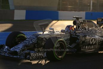 World © Octane Photographic Ltd. Infiniti Red Bull Racing RB11 – Daniil Kvyat. Wednesday 4th February 2015, Formula 1 Winter testing, Jerez de la Frontera, Spain. Digital Ref : 1184LB1D3933