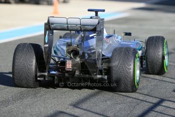 World © Octane Photographic Ltd. Mercedes AMG Petronas F1 W06 Hybrid – Lewis Hamilton. Wednesday 4th February 2015, Formula 1 Winter testing, Jerez de la Frontera, Spain. Digital Ref : 1184LB1D3991