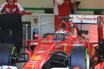 World © Octane Photographic Ltd. Scuderia Ferrari SF15-T – Kimi Raikkonen. Wednesday 4th February 2015, Formula 1 Winter testing, Jerez de la Frontera, Spain. Digital Ref: 1184LB1D4043