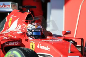 World © Octane Photographic Ltd. Scuderia Ferrari SF15-T – Kimi Raikkonen. Wednesday 4th February 2015, Formula 1 Winter testing, Jerez de la Frontera, Spain. Digital Ref: 1184LB1D4058