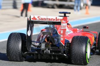 World © Octane Photographic Ltd. Scuderia Ferrari SF15-T – Kimi Raikkonen. Wednesday 4th February 2015, Formula 1 Winter testing, Jerez de la Frontera, Spain. Digital Ref: 1184LB1D4064