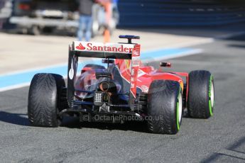 World © Octane Photographic Ltd. Scuderia Ferrari SF15-T – Kimi Raikkonen. Wednesday 4th February 2015, Formula 1 Winter testing, Jerez de la Frontera, Spain. Digital Ref: 1184LB1D4067