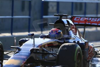 World © Octane Photographic Ltd. Scuderia Toro Rosso STR10 – Max Verstappen. Wednesday 4th February 2015, Formula 1 Winter testing, Jerez de la Frontera, Spain. Digital Ref: 1184LB1D4093