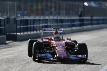 World © Octane Photographic Ltd. Scuderia Ferrari SF15-T – Kimi Raikkonen. Wednesday 4th February 2015, Formula 1 Winter testing, Jerez de la Frontera, Spain. Digital Ref: 1184LB1D4141