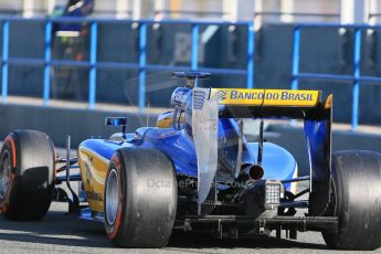 World © Octane Photographic Ltd. Sauber F1 Team C34-Ferrari – Marcus Ericsson. Wednesday 4th February 2015, Formula 1 Winter testing, Jerez de la Frontera, Spain. Digital Ref : 1184LB1D4239