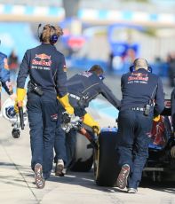 World © Octane Photographic Ltd. Scuderia Toro Rosso STR10 – Max Verstappen stopped at end of the pitlane. Wednesday 4th February 2015, Formula 1 Winter testing, Jerez de la Frontera, Spain. Digital Ref: 1184LB1D4272