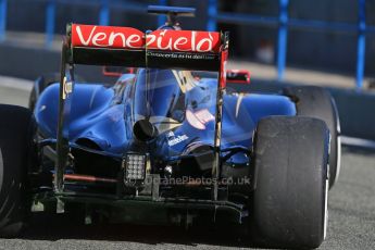 World © Octane Photographic Ltd. Lotus F1 Team E23 Hybrid – Romain Grosjean. Wednesday 4th February 2015, Formula 1 Winter testing, Jerez de la Frontera, Spain. Digital Ref: 1184LB1D4285