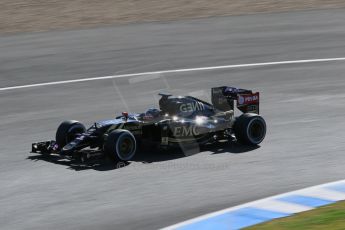 World © Octane Photographic Ltd. Lotus F1 Team E23 Hybrid – Romain Grosjean. Wednesday 4th February 2015, Formula 1 Winter testing, Jerez de la Frontera, Spain. Digital Ref: 1184LB1D4338