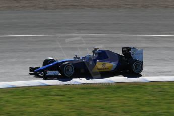 World © Octane Photographic Ltd. Sauber F1 Team C34-Ferrari – Marcus Ericsson. Wednesday 4th February 2015, Formula 1 Winter testing, Jerez de la Frontera, Spain. Digital Ref : 1184LB1D4345