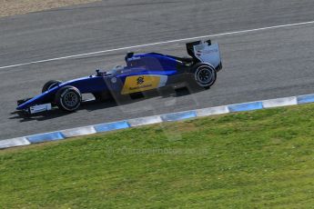 World © Octane Photographic Ltd. Sauber F1 Team C34-Ferrari – Marcus Ericsson. Wednesday 4th February 2015, Formula 1 Winter testing, Jerez de la Frontera, Spain. Digital Ref : 1184LB1D4564