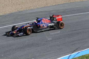 World © Octane Photographic Ltd. Scuderia Toro Rosso STR10 – Max Verstappen. Wednesday 4th February 2015, Formula 1 Winter testing, Jerez de la Frontera, Spain. Digital Ref: 1184LB1D4585
