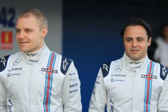 World © Octane Photographic Ltd. Williams Martini Racing FW37 launch. Sunday 1st February 2015, Formula 1 Winter testing, Jerez de la Frontera, Spain. Digital Ref: 1181CB1D0991