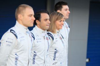 World © Octane Photographic Ltd. Williams Martini Racing FW37 launch. Sunday 1st February 2015, Formula 1 Winter testing, Jerez de la Frontera, Spain. Digital Ref: 1181CB1D1012