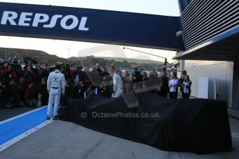 World © Octane Photographic Ltd. Mercedes AMG Petronas F1 W06 Hybrid launch. Sunday 1st February 2015, Formula 1 Winter testing, Jerez de la Frontera, Spain. Digital Ref : 1181LB1D1136