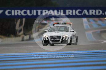 World © Octane Photographic Ltd. Pirelli wet tyre test, Paul Ricard, France. Monday 25th January 2016. Pirelli checking the track after the Deluge system was on. Digital Ref: 1498CB1D8334