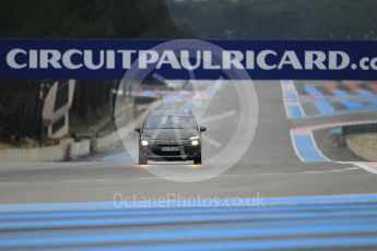 World © Octane Photographic Ltd. Pirelli wet tyre test, Paul Ricard, France. Monday 25th January 2016. Pirelli checking the track after the Deluge system was on. Digital Ref: 1498CB1D8339