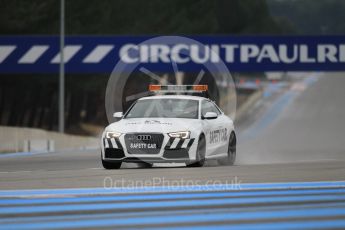 World © Octane Photographic Ltd. Pirelli wet tyre test, Paul Ricard, France. Monday 25th January 2016. Pirelli checking the track after the Deluge system was on. Digital Ref: 1498CB1D8351