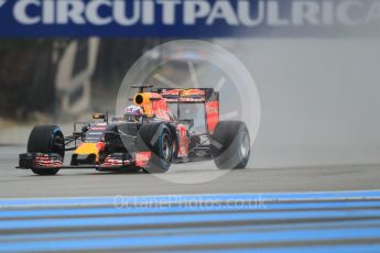 World © Octane Photographic Ltd. Pirelli wet tyre test, Paul Ricard, France. Monday 25th January 2016. Red Bull Racing RB11 – Daniel Ricciardo. Digital Ref: