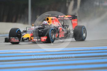 World © Octane Photographic Ltd. Pirelli wet tyre test, Paul Ricard, France. Monday 25th January 2016. Red Bull Racing RB11 – Daniel Ricciardo. Digital Ref: