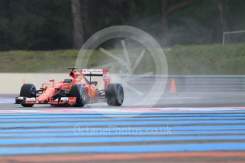 World © Octane Photographic Ltd. Pirelli wet tyre test, Paul Ricard, France. Monday 25th January 2016. Ferrari SF15-T – Kimi Raikkonen. Digital Ref: 1498CB1D8462