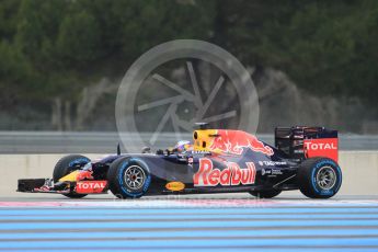 World © Octane Photographic Ltd. Pirelli wet tyre test, Paul Ricard, France. Monday 25th January 2016. Red Bull Racing RB11 – Daniel Ricciardo. Digital Ref: 1498CB1D8497
