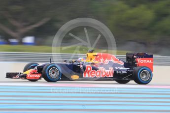 World © Octane Photographic Ltd. Pirelli wet tyre test, Paul Ricard, France. Monday 25th January 2016. Red Bull Racing RB11 – Daniel Ricciardo. Digital Ref: 1498CB1D8547