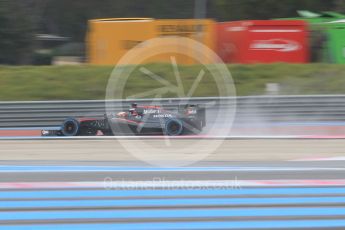 World © Octane Photographic Ltd. Pirelli wet tyre test, Paul Ricard, France. Monday 25th January 2016. Ferrari SF15-T – Kimi Raikkonen. Digital Ref: 1498CB1D8574