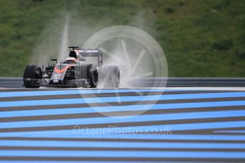 World © Octane Photographic Ltd. Pirelli wet tyre test, Paul Ricard, France. Monday 25th January 2016. McLaren Honda MP4/30 – Stoffel Vandoorne. Digital Ref: 1498CB1D8726