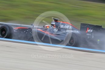 World © Octane Photographic Ltd. Pirelli wet tyre test, Paul Ricard, France. Monday 25th January 2016. McLaren Honda MP4/30 – Stoffel Vandoorne. Digital Ref: 1498CB1D8800