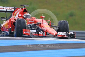 World © Octane Photographic Ltd. Pirelli wet tyre test, Paul Ricard, France. Monday 25th January 2016. Ferrari SF15-T – Kimi Raikkonen. Digital Ref: 1498CB1D8834