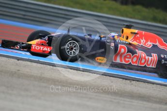 World © Octane Photographic Ltd. Pirelli wet tyre test, Paul Ricard, France. Monday 25th January 2016. Red Bull Racing RB11 – Daniel Ricciardo. Digital Ref: 1498CB1D8867