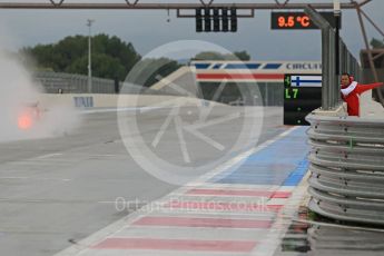 World © Octane Photographic Ltd. Pirelli wet tyre test, Paul Ricard, France. Monday 25th January 2016. Ferrari SF15-T – Kimi Raikkonen. Digital Ref: 1498CB1D8939