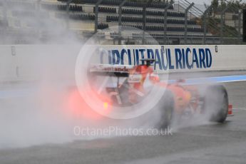 World © Octane Photographic Ltd. Pirelli wet tyre test, Paul Ricard, France. Monday 25th January 2016. Ferrari SF15-T – Kimi Raikkonen. Digital Ref: 1498CB1D8958