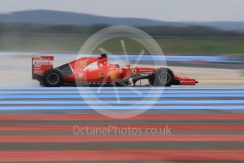 World © Octane Photographic Ltd. Pirelli wet tyre test, Paul Ricard, France. Monday 25th January 2016. Ferrari SF15-T – Kimi Raikkonen. Digital Ref: 1498CB1D8976