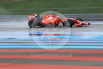 World © Octane Photographic Ltd. Pirelli wet tyre test, Paul Ricard, France. Monday 25th January 2016. Ferrari SF15-T – Kimi Raikkonen. Digital Ref: 1498CB1D8982
