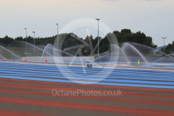 World © Octane Photographic Ltd. Pirelli wet tyre test, Paul Ricard, France. Monday 25th January 2016. Deluge system. Digital Ref: 1498CB7D5111
